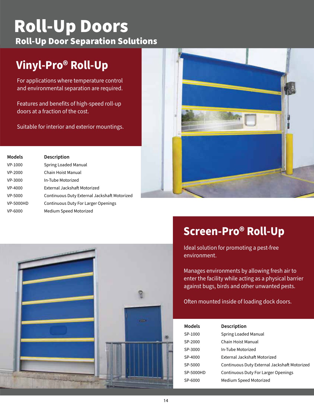 Polyethylene Doors