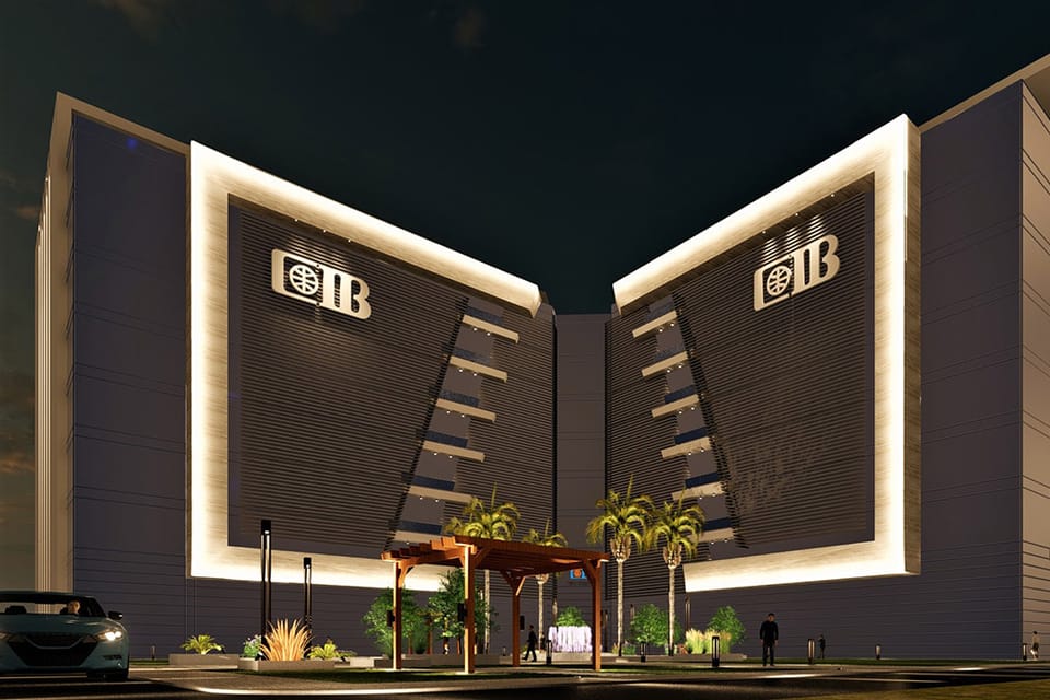 المقر الرئيسي للبنك التجاري الدولي (CIB) بالعاصمة الإدارية الجديدة